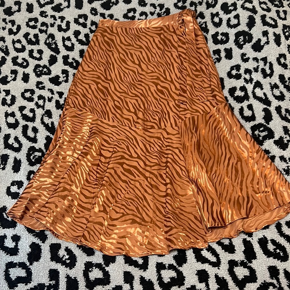 Maeve by Anthropologie zebra print skirt